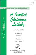 A Scottish Christmas Lullaby SATB choral sheet music cover